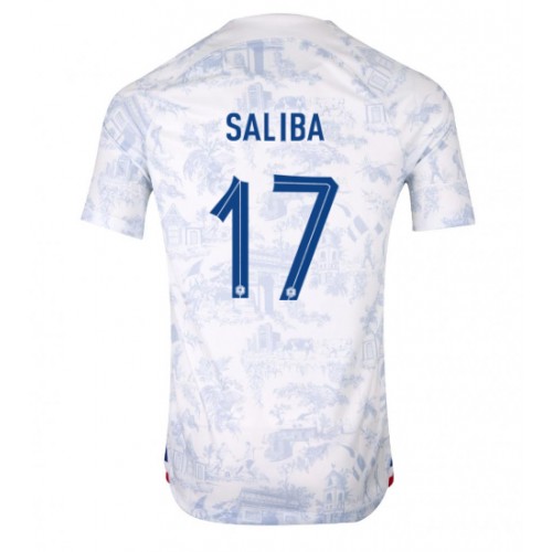 Fotballdrakt Herre Frankrike William Saliba #17 Bortedrakt VM 2022 Kortermet